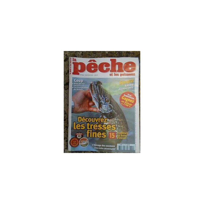La pêche et les poissons n 690 Novembre 2002