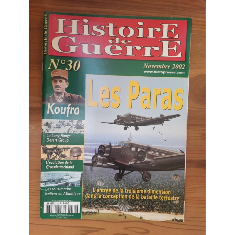 Histoire de Guerre Nº 30 Novembre 2002