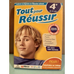 Tout pour Réussir. 4e 13-14 ans 2 CD-ROM PC