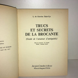 l de Gouvion saint cyr TRUCS ET SECRETS de LA BROCANTE