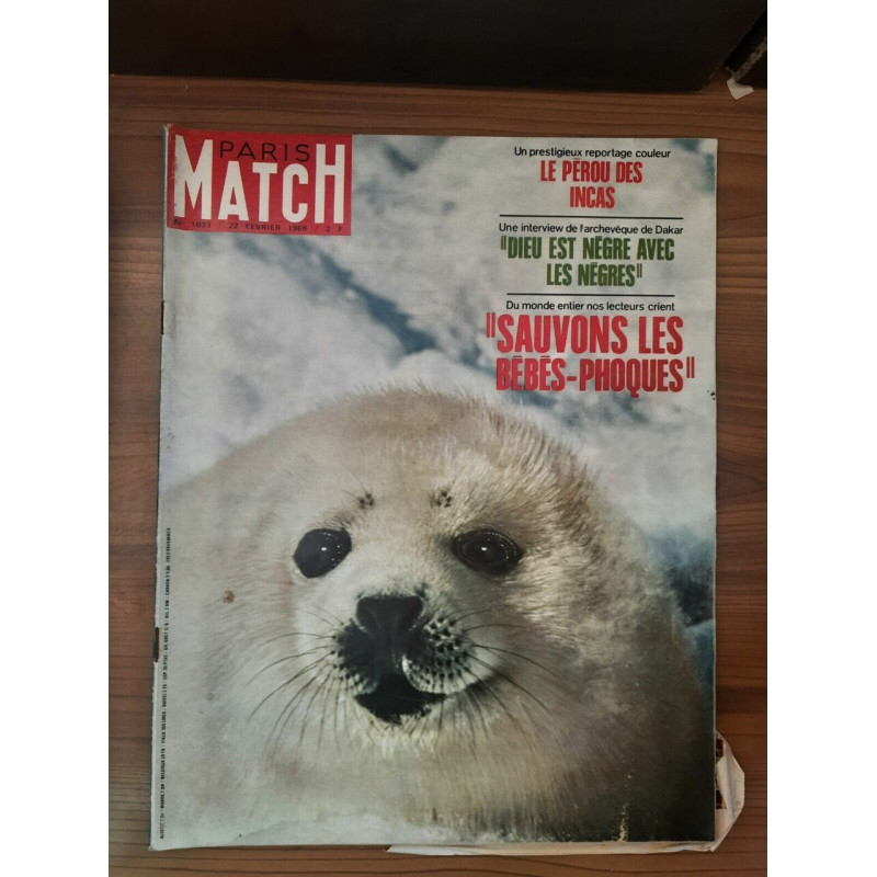Paris Match Nº 1033 Février 1969