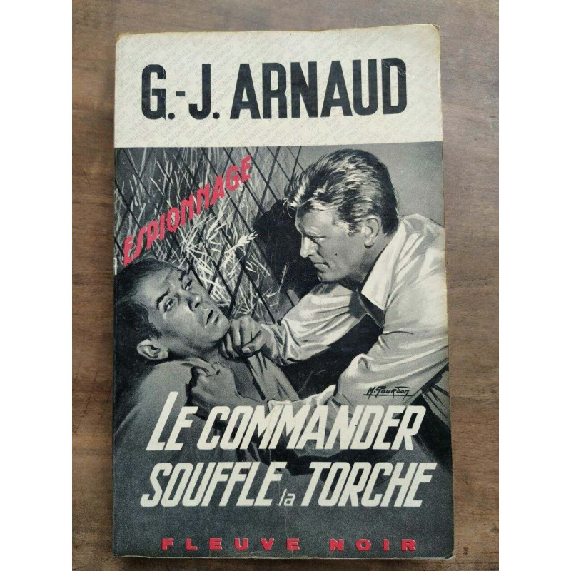 g j Arnaud Le Commander Souffle Fleuve Noir espionnage