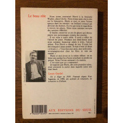 Louis gardel Le beau rôle seuil