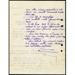 Facture hauts fourneaux Fonderies de pont à mousson 54 c Cavallier