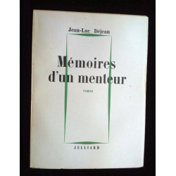 jean luc déjean Mémoires d'un menteur julliard