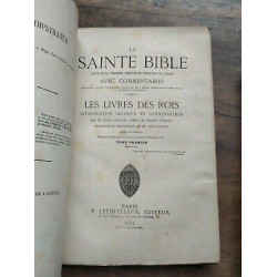 m l'Abbé Clair La Sainte Bible Les Livres des Rois t 1 Lethielleux