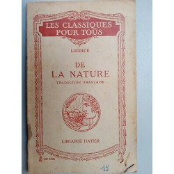 Lucrèce - De La Nature Nº 136 Les Classiques Pour Tous