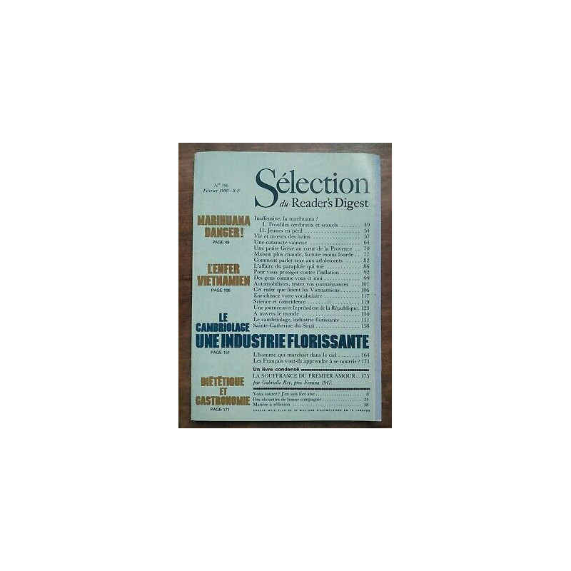 Sélection du Reader's Digest Nº 396 Février 1980