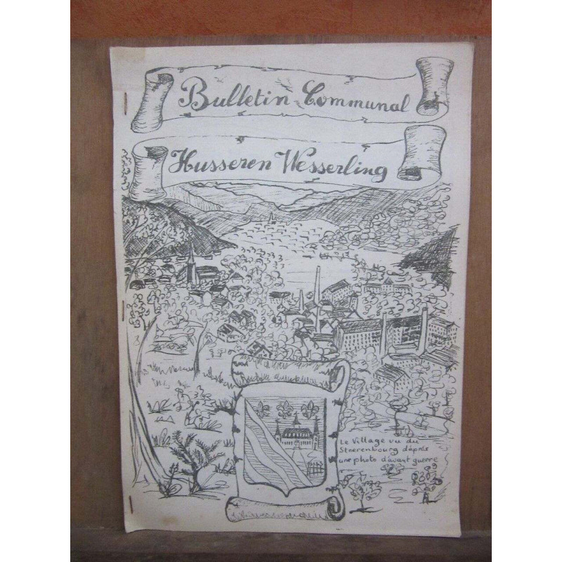 Bulletin communal Husseren weserling n4 janvier 1978