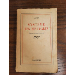 Alain Système des beaux arts gallimard