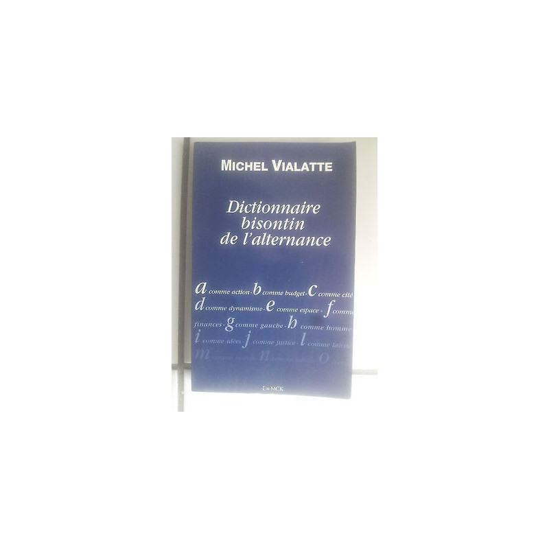 Dictionnaire Bisontin de l'alternance