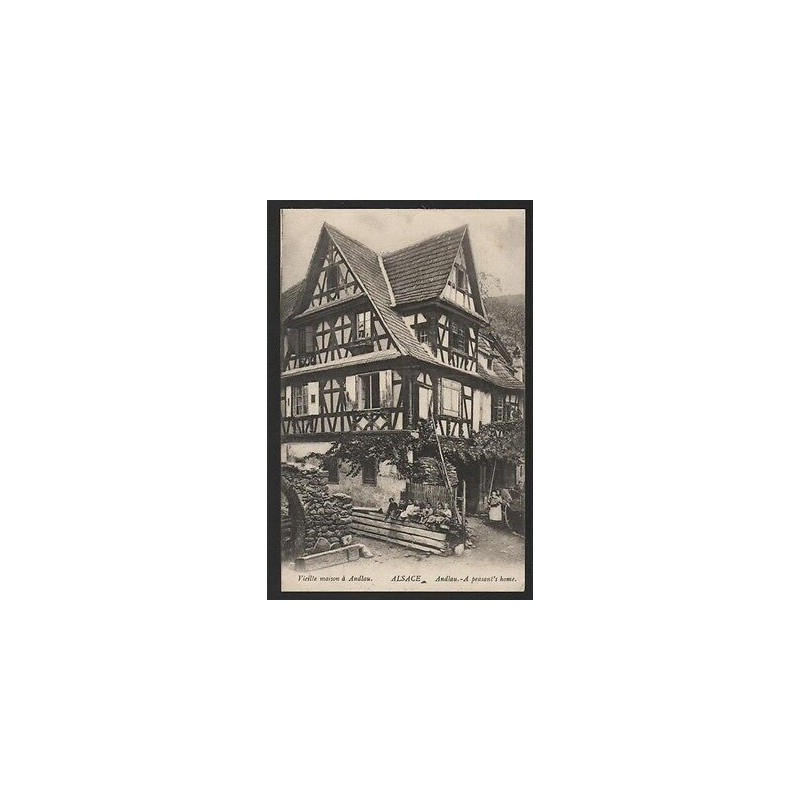 CPA 67 Vieille Maison à ANDLAU Alsace Traditionnelle