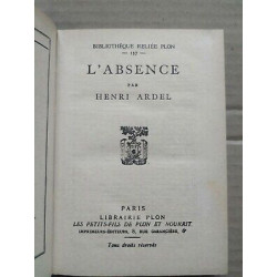 L'Absence Plon