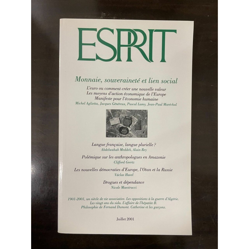 Revue Esprit Juillet 2001
