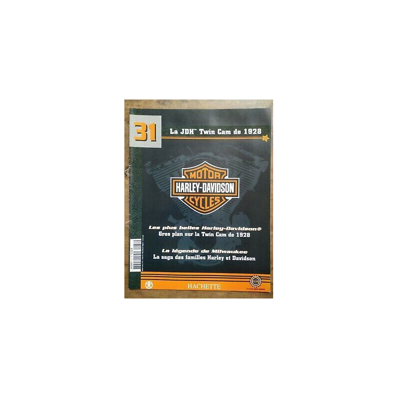 La JDH Twin Cam de 1928 harley davidson Motorcycle Nº31 hachette 2001