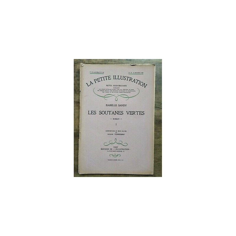 La Petite illustration Nº 353 Roman n160 15 Octobre 1927