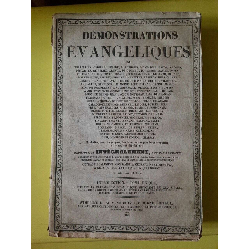 Démonstrations évangéliques Ateliers Catholiques petit montrouge