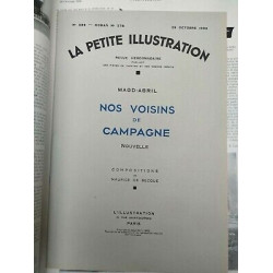 La Petite illustration Nº 599 Nos Voisins de Campagne 29 Octobre 1932