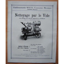 Pub WECO à THAN Alsace NETTOYAGE par LE VIDE Pompe