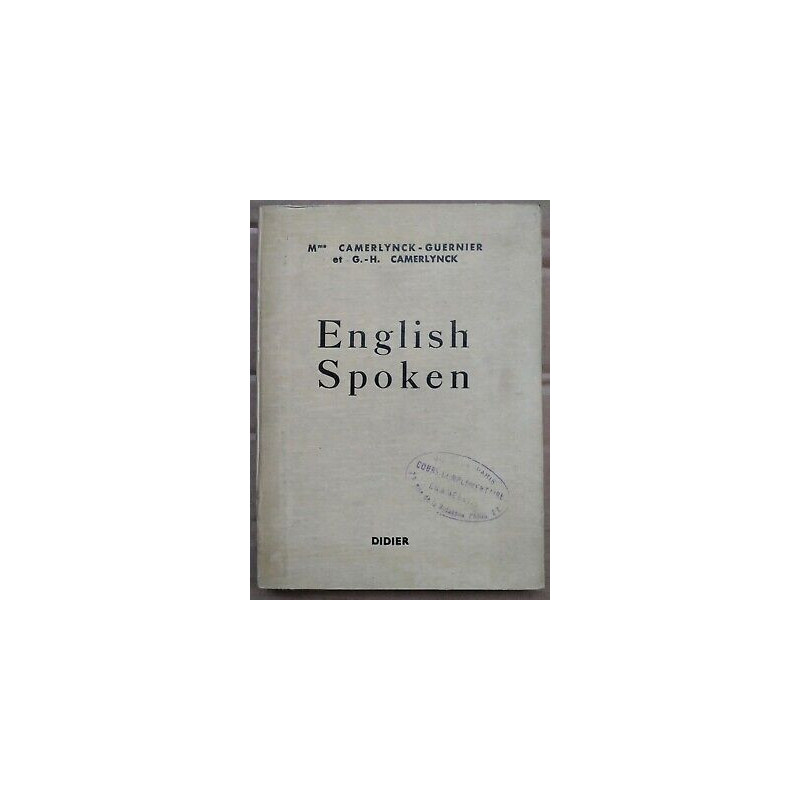 Mme Camerlynck guernier et g h Camerlynck English Spoken didier