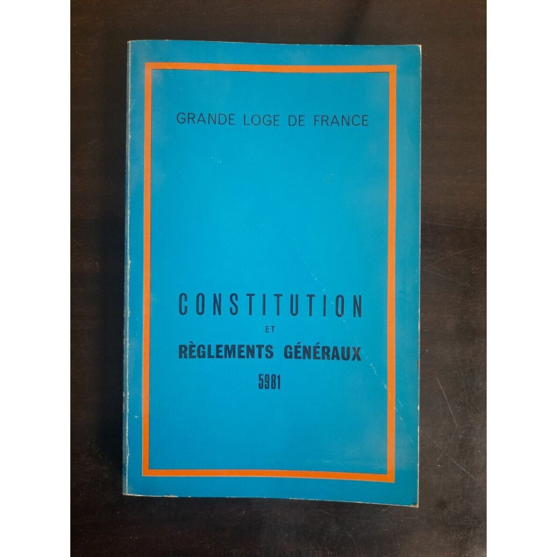 Constitution et Règlements Généraux 5981