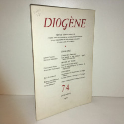 Revue DIOGENE n 74 de avril juin 1974 éd Gallimard ba73 b