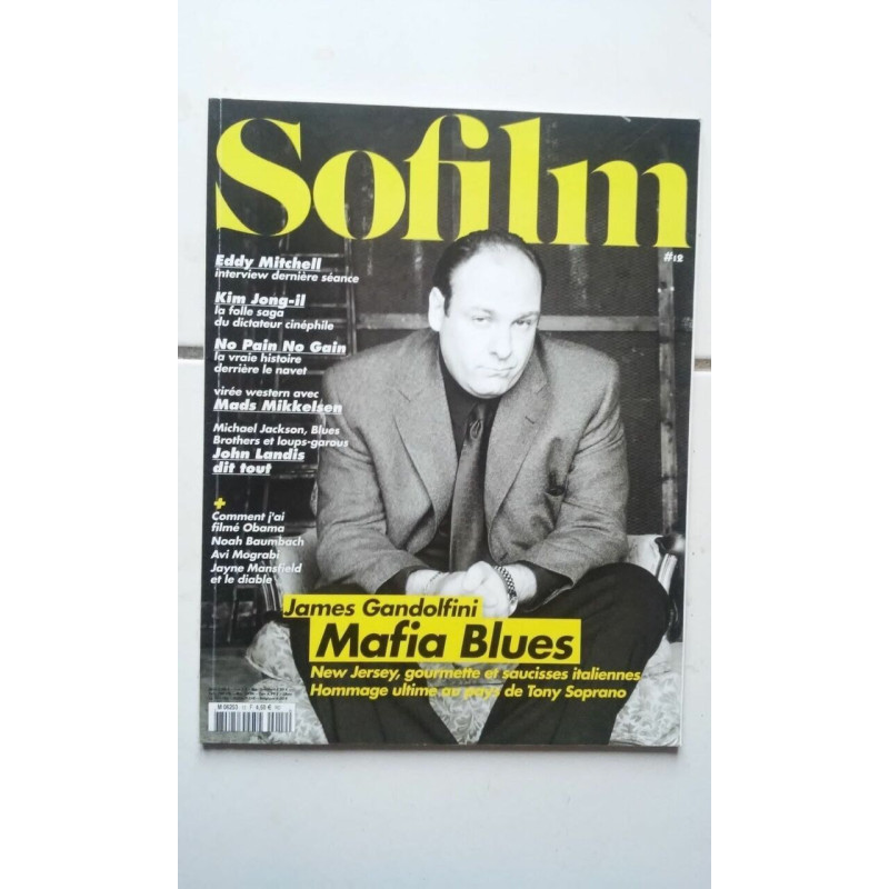 revue de cinéma SOFILM 12 James Gandolfini juillet aout 2013 so film