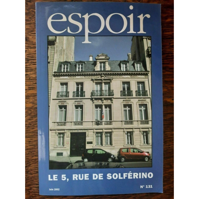 Espoir n 131 Le 5 Rue de Solférino Juin 2002