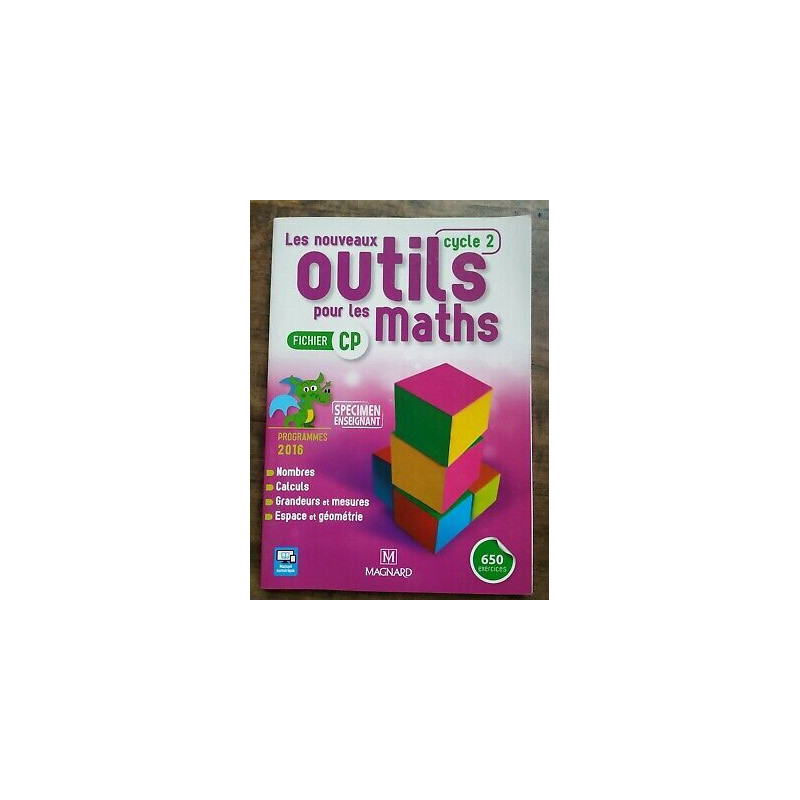Les Nouveaux outils pour Les Maths Cycle 2 Fichier CP programmes