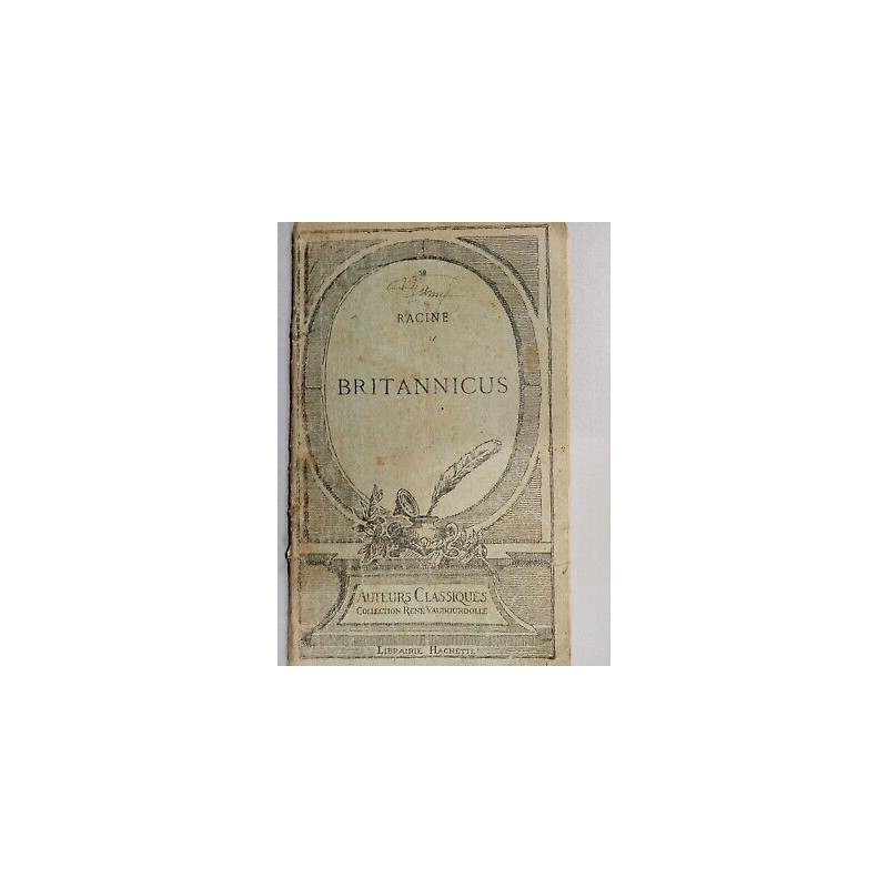 Racine Britannicus Collection René vaubourdolle