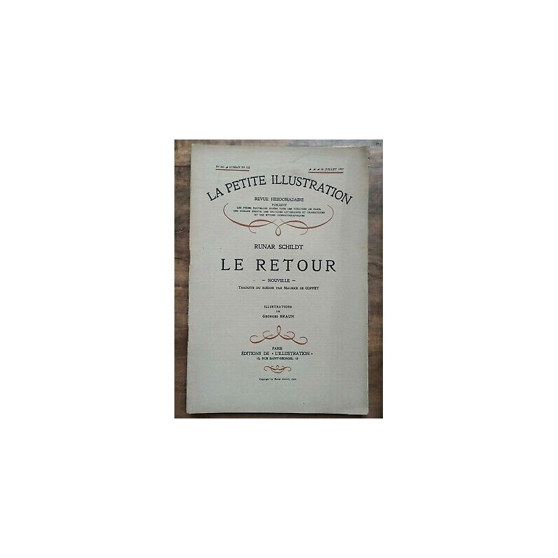 La Petite illustration n341 Roman Nº 152 16 Juillet 1927