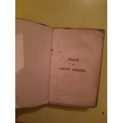 M. Olier - Traité des Saints Ordres Méquignon Junior et J. Leroux 1845