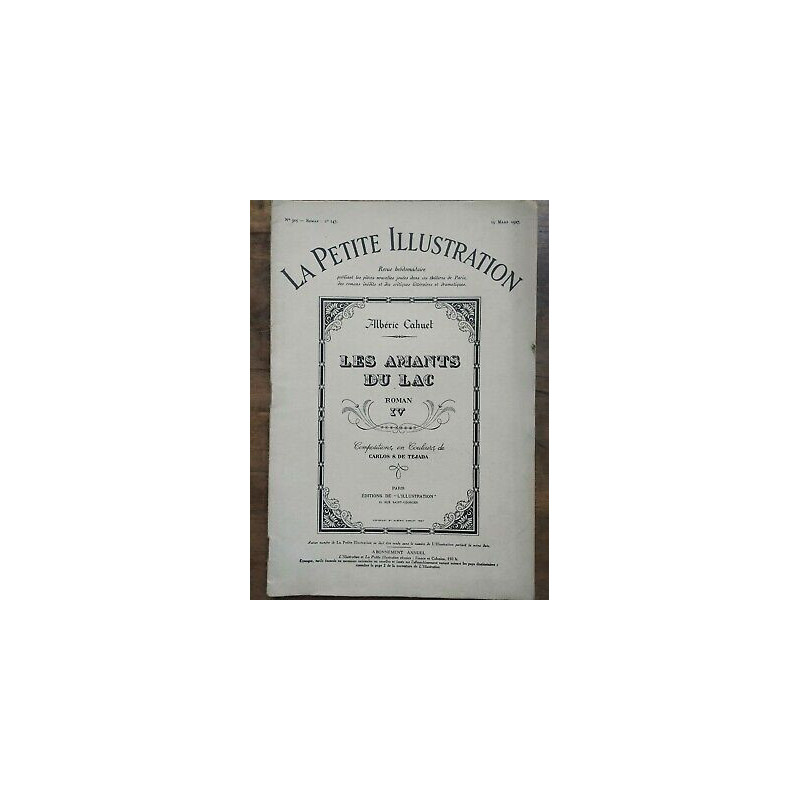 La Petite illustration n325 Roman Nº 147 19 Mars 1927