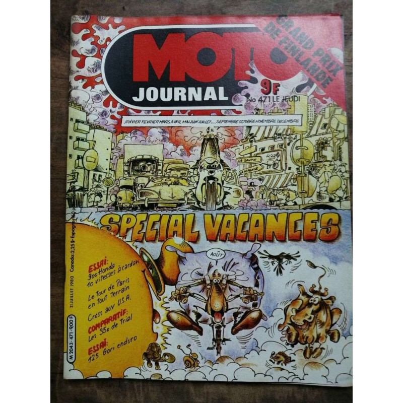 Moto Journal Nº 471 31 Juillet 1980