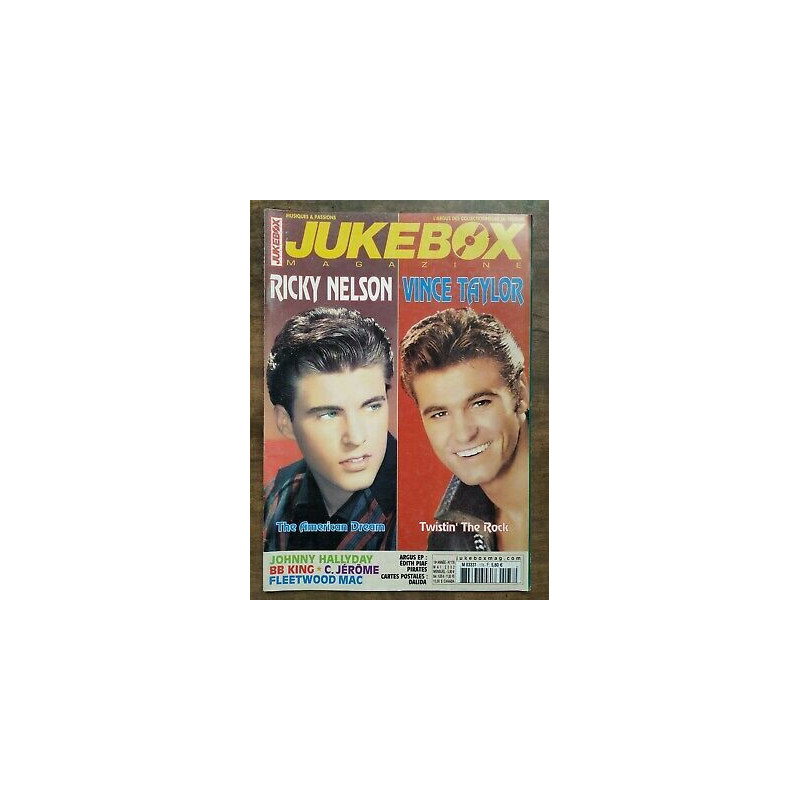 Jukebox Magazine Nº178 Mai 2002 Ricky nelson Vince Taylor