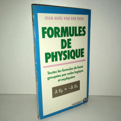 von der Weid FORMULES DE PHYSIQUE POCHE