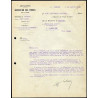 Facture Inspection des Forges de Lyon Artillerie détachement de...