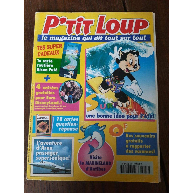 P'tit Loup La Magazine qui dit tout sur tout n 65 1994