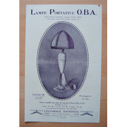 Pub LAMPE PORTATIVE OBA OBC L'éclairage Rationnel
