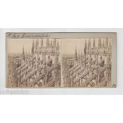 Vue Stéréoscopique Stéréo SUISSE LUCERNE Vue depuis Seebrücke...