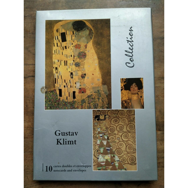 Collection Gustav Klimt 1862 1918 10 Cartes doubles et enveloppes 2000