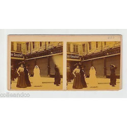 Vue Stéréoscopique Stéréo 67 STRASBOURG Ulmer 91 Rue des Grandes...