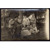 Carte photo Etat Major 2eme Bataillon Camp d'Oberhoffen à Haguenau...