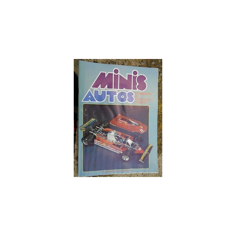 Minis Auto magazine de l'automobile miniature n 61 Décembre 1980