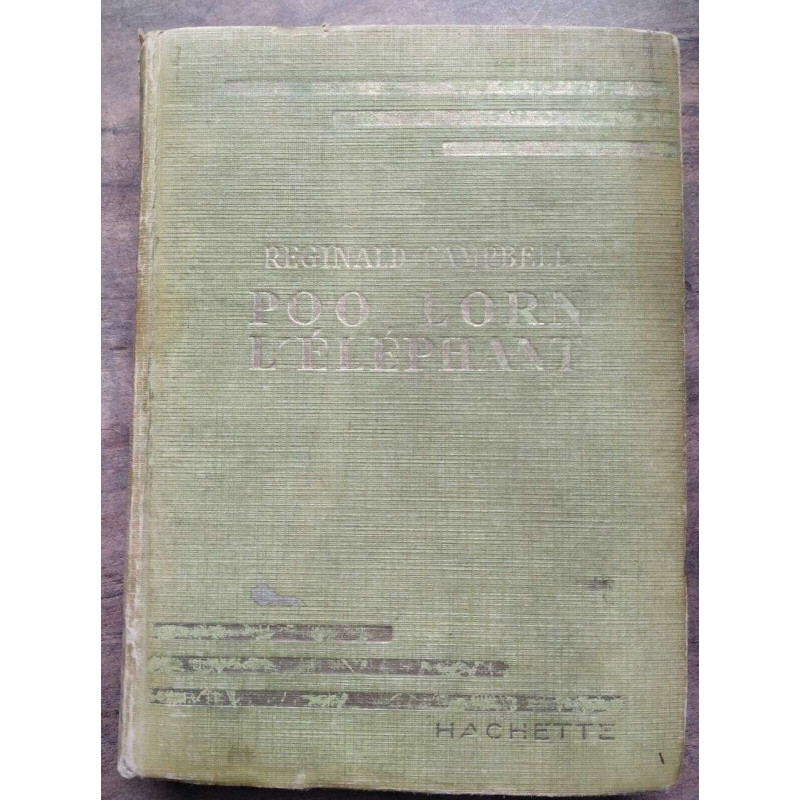 Reginald Cambrell Poo Lorn L'éléphant Libraire hachette