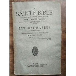 m l'Abbé Gillet Les Machabées