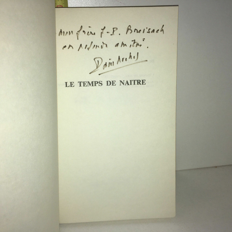 Le temps de naître par Pierre Bockel dédicace