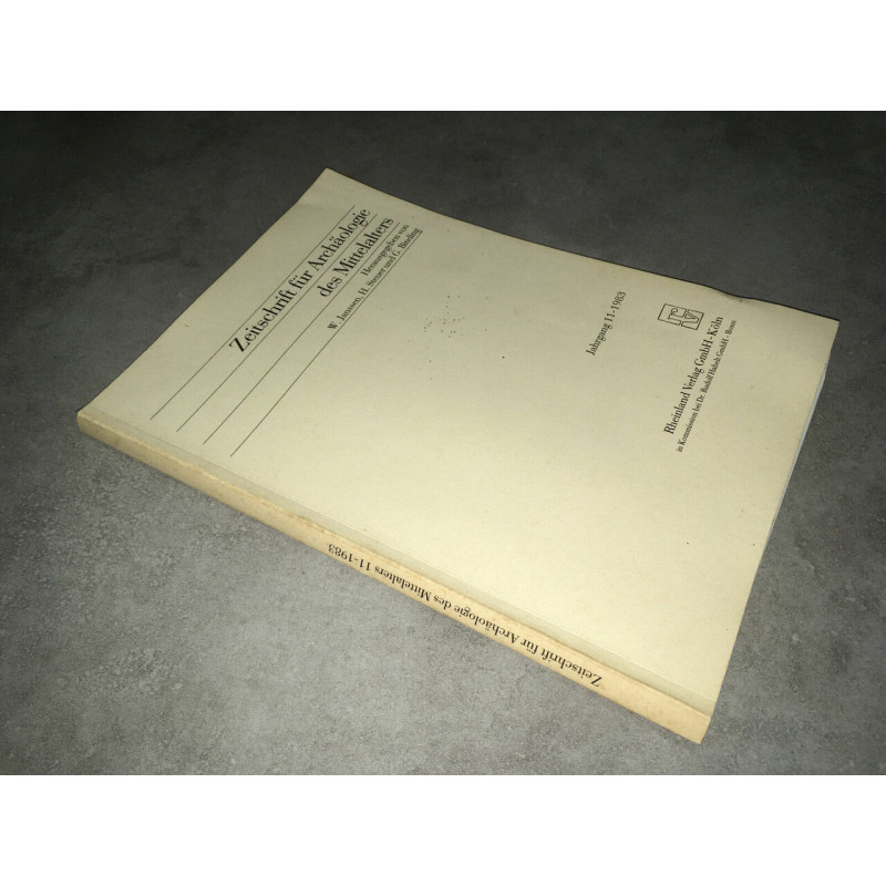 Zeitschrift für Archäologie des Mittelalters JANSSEN STEUER BINDING