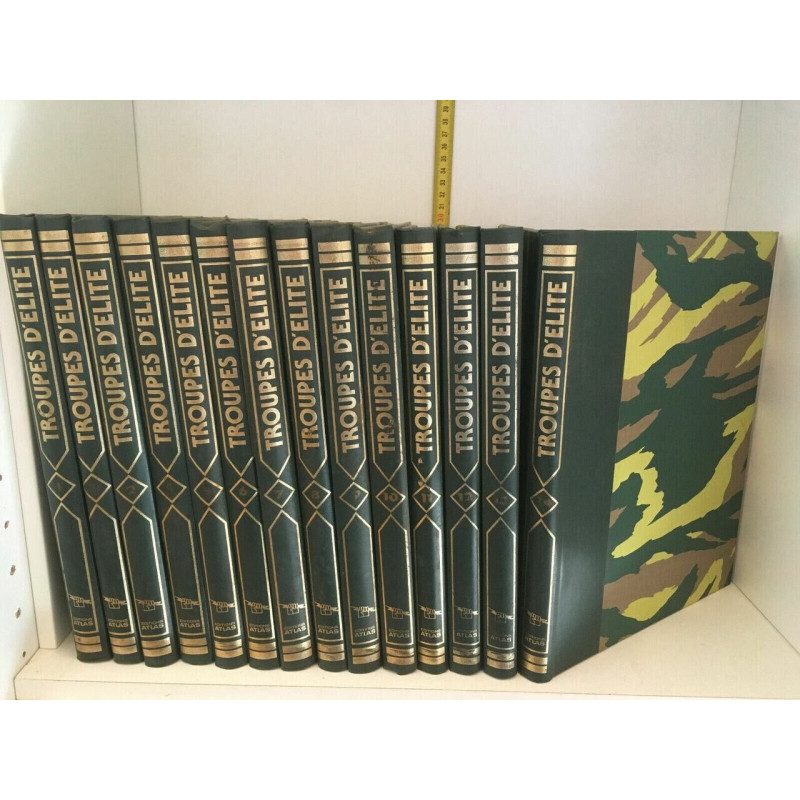 Collection 14 volumes revues TROUPES D'ELITE