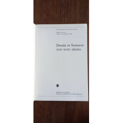 Dessin et Sciences XVII XVIII siècles edit de la réunion